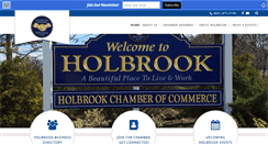 Desktop Screenshot of holbrookchamber.com